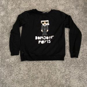 Black Karl Lagerfeld shirt